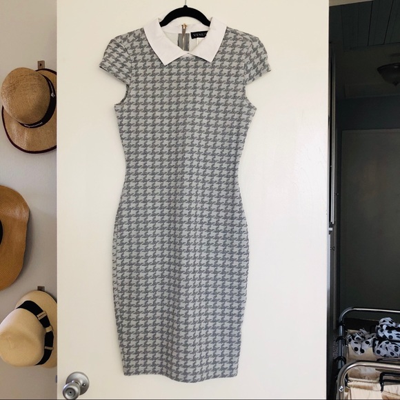 VENUS Dresses & Skirts - Pencil checkmate dress